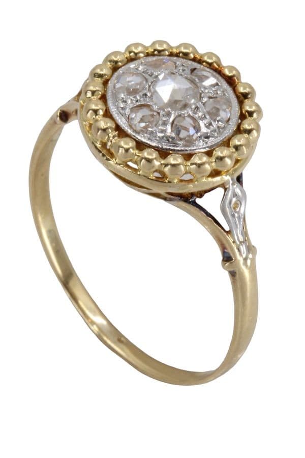 BAGUE ART-DÉCO DIAMANTS — vue 5