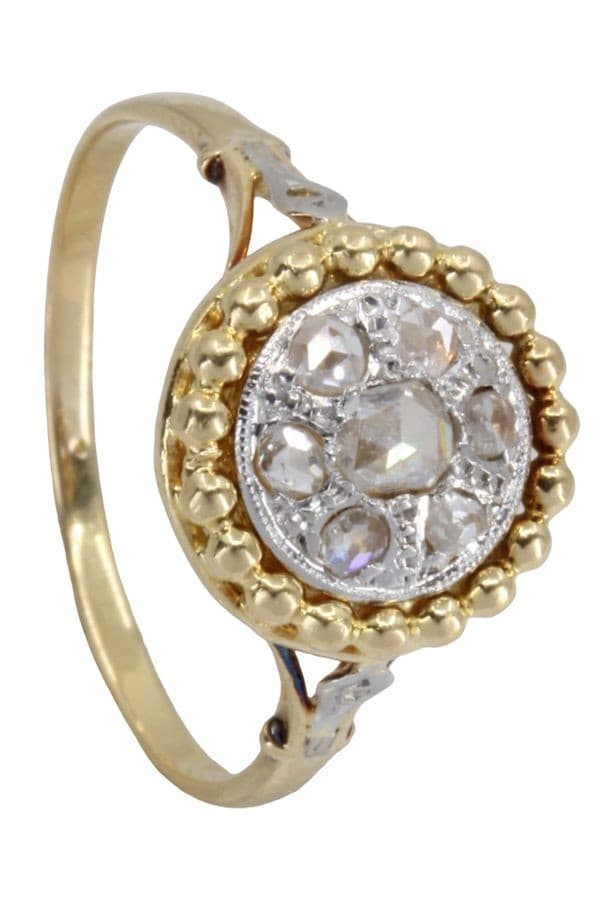 BAGUE ART-DÉCO DIAMANTS — vue 6