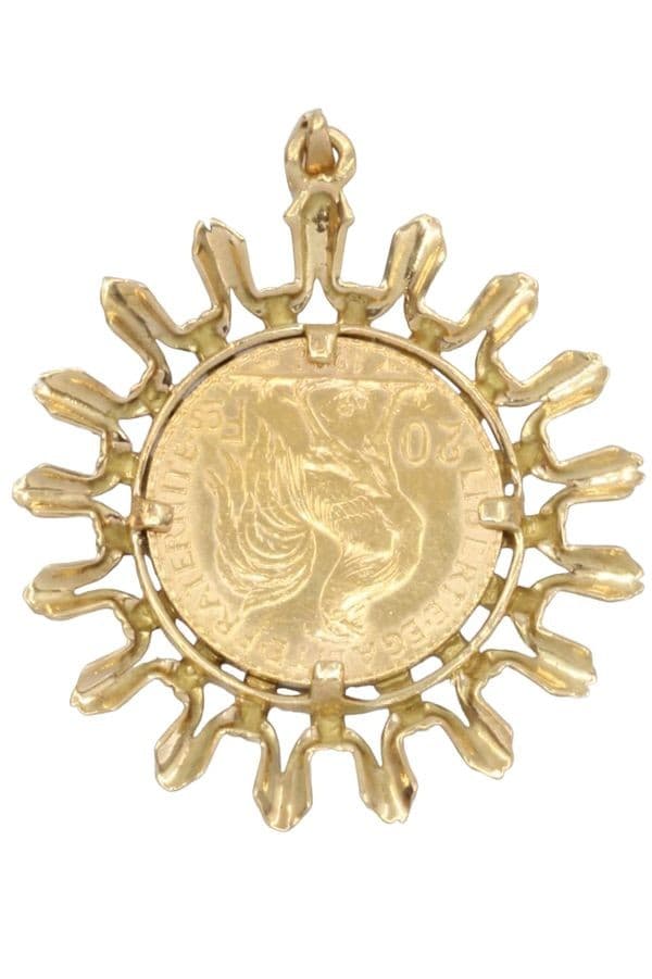 PENDENTIF 20 FRANCS MARIANNE — vue 3