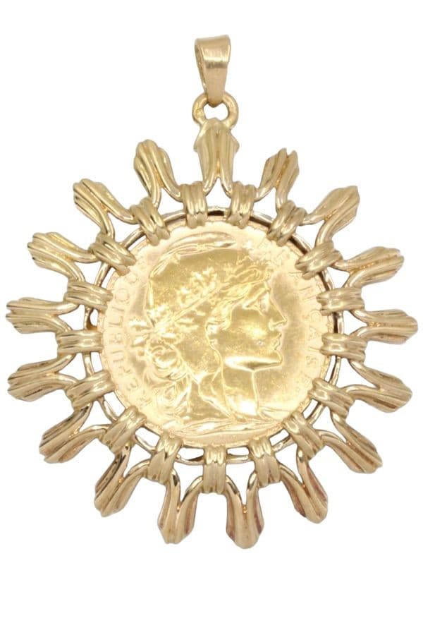 PENDENTIF 20 FRANCS MARIANNE — vue 1