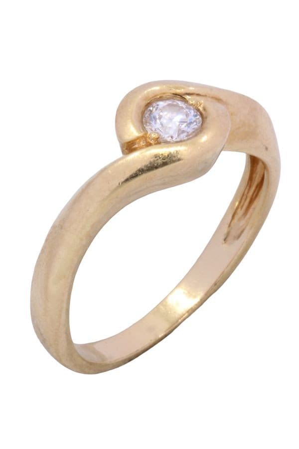 SOLITAIRE DIAMANT 0.25 CARAT — vue 3