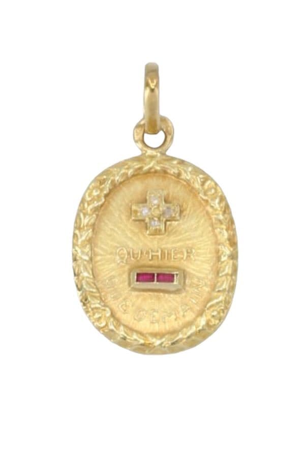 MÉDAILLE D'AMOUR SIGNÉE AUGIS — vue 1
