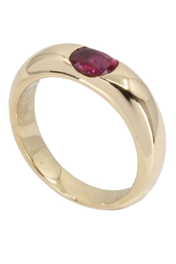 BAGUE MODERNE JONC RUBIS — vue 6