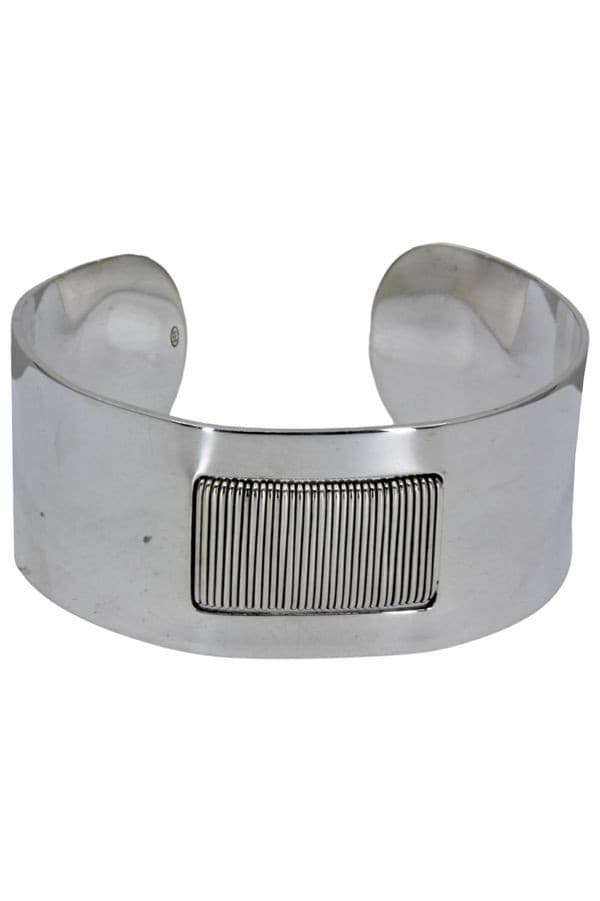 BRACELET MANCHETTE ARGENT — vue 1