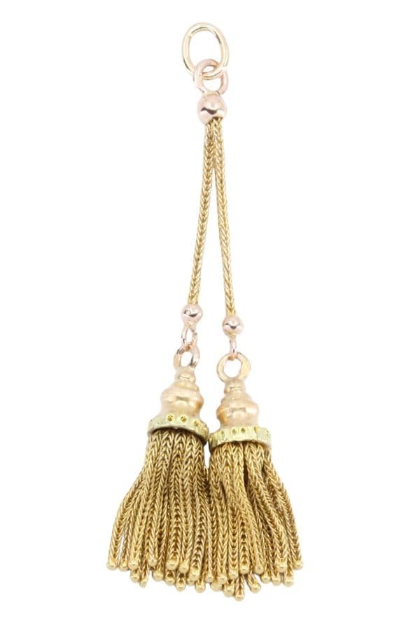 PENDENTIF POMPONS NAPOLÉON III — vue 1
