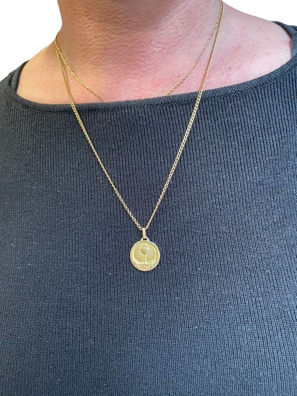 MÉDAILLE ANCIENNE CALICE — vue 2
