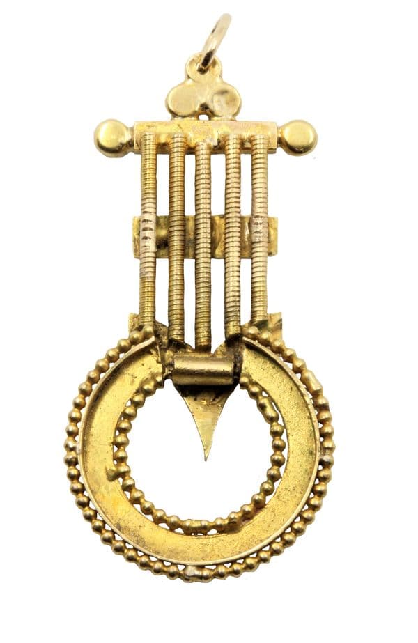 PENDENTIF ANCIEN TURQUOISES — vue 2