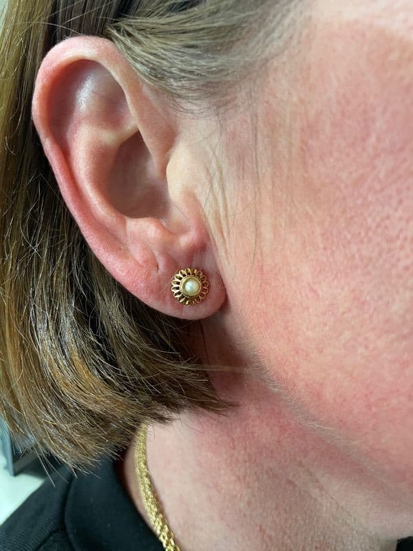 CLOUS ANCIENS PERLES — vue 2