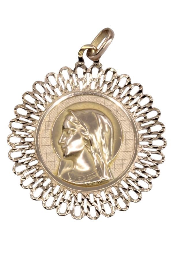 MÉDAILLE VIERGE SIGNÉE DROPSY — vue 1