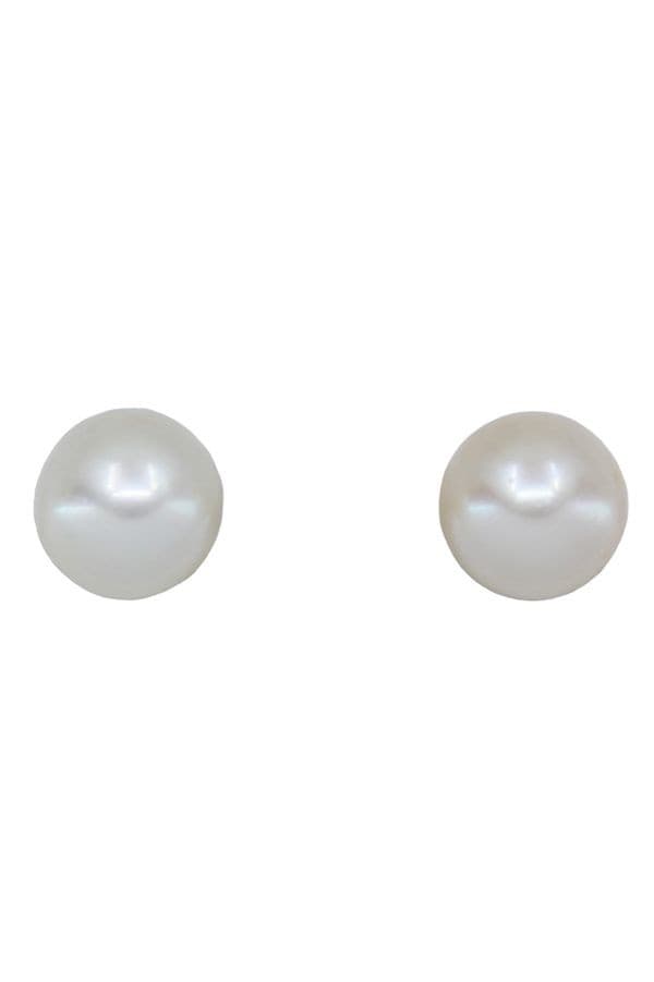 BOUCLES D'OREILLES CLOUS PERLES — vue 1