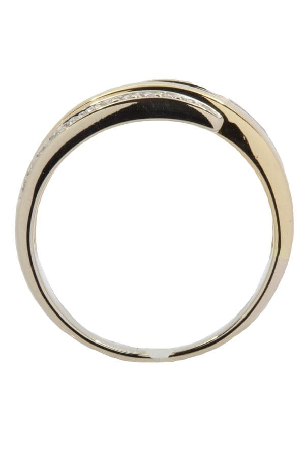 BAGUE SAPHIRS ET DIAMANTS — vue 2