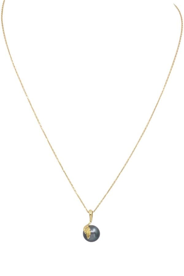 COLLIER PERLE DE TAHITI ET DIAMANT — vue 4