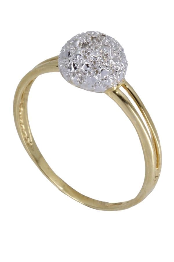 BAGUE BOULE DIAMANTS — vue 5