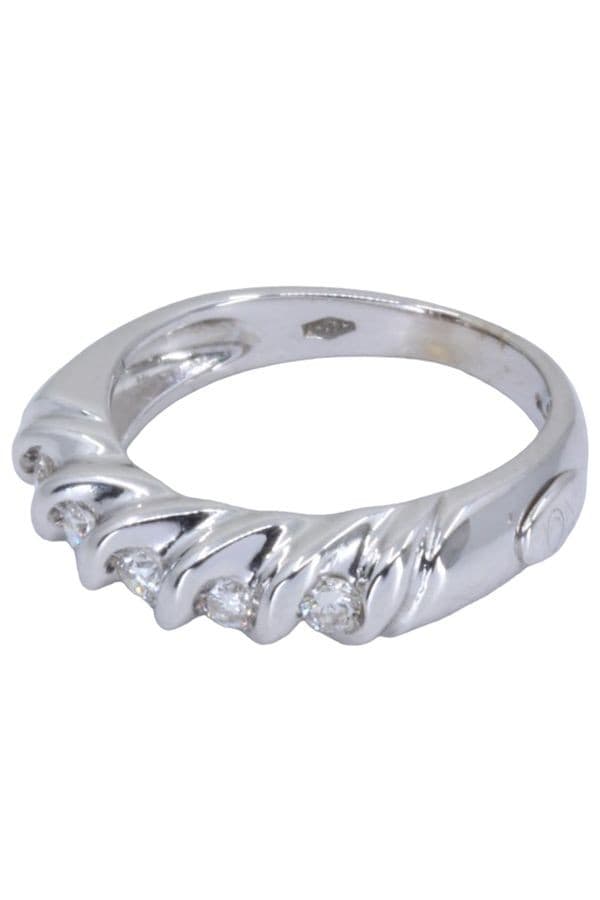 BAGUE JONC GODRON DIAMANTS — vue 6