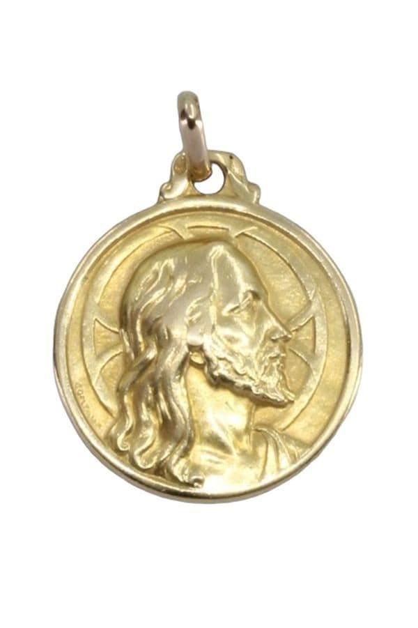 MÉDAILLE DU CHRIST SIGNÉE G.CONTAUX — vue 1