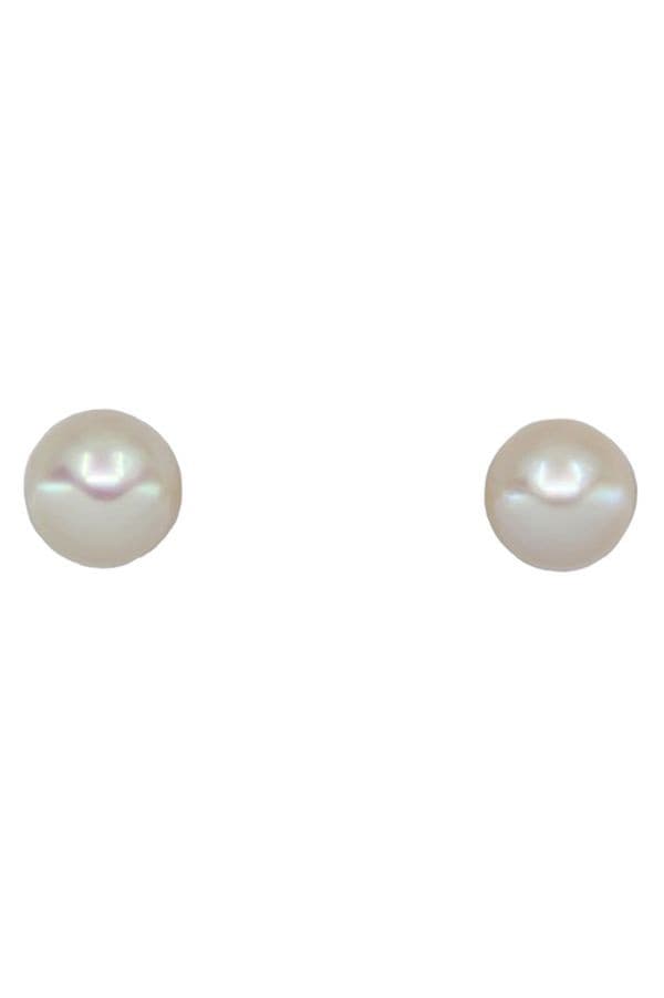 BOUCLES D'OREILLES CLOUS PERLES — vue 1