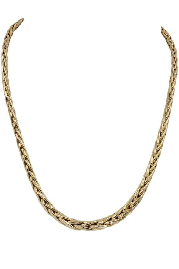 COLLIER MAILLE PALMIER EN CHUTE — vue 1