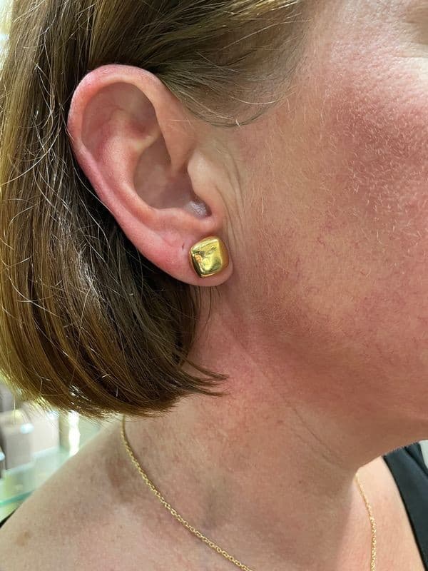 BOUCLES D'OREILLES CLOUS CARRÉS — vue 2