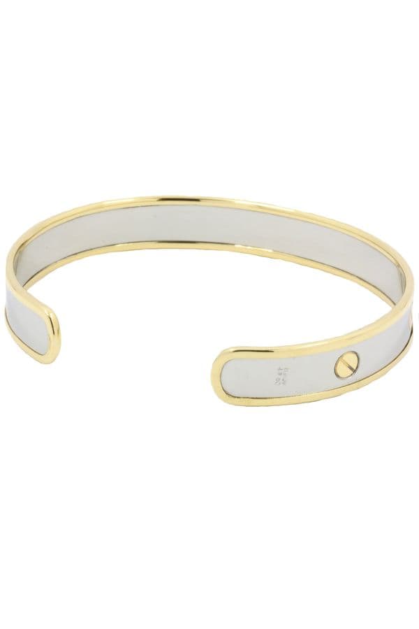 BRACELET OR ET ACIER — vue 2