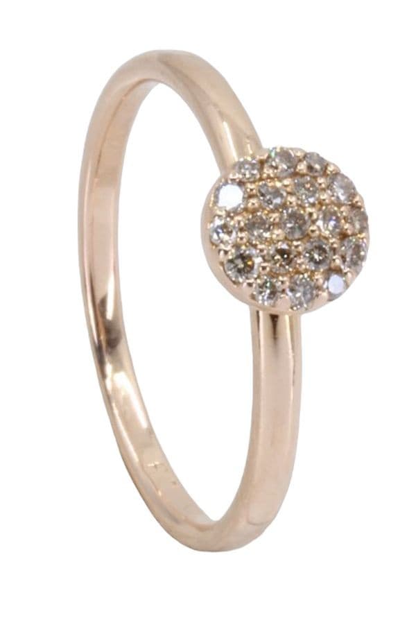 BAGUE MODERNE DIAMANTS — vue 5