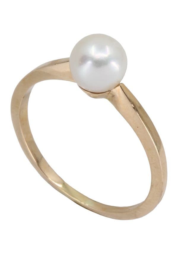 BAGUE MODERNE PERLE — vue 5