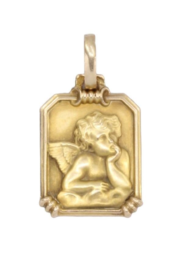 MÉDAILLE ANCIENNE ANGE RAPHAËL — vue 1