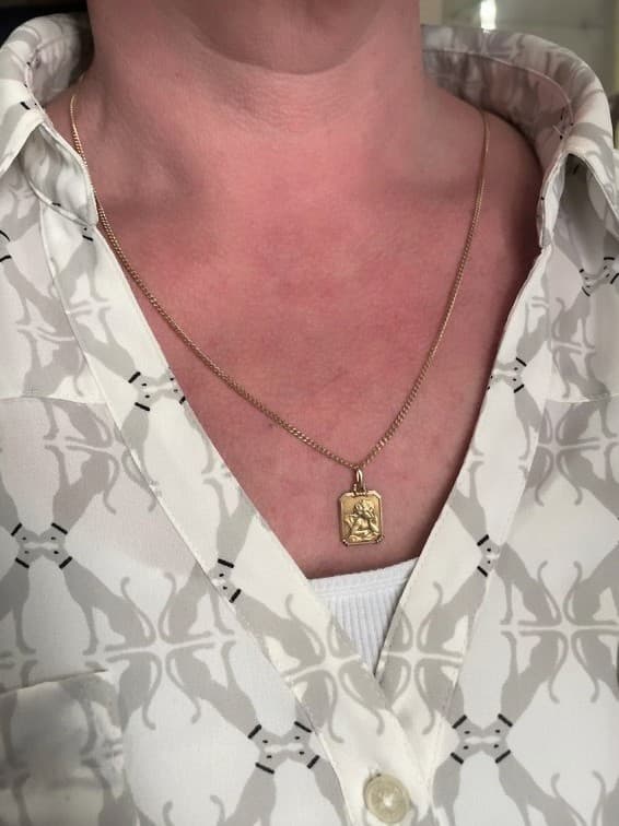 MÉDAILLE ANCIENNE ANGE RAPHAËL — vue 2