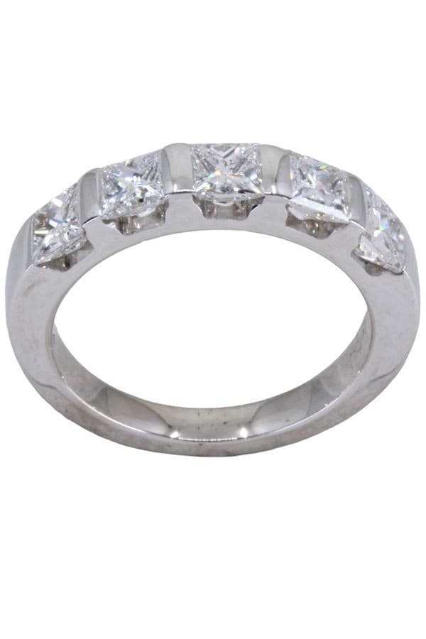 DEMI-ALLIANCE DIAMANTS PRINCESSE — vue 1