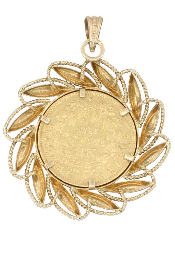 PENDENTIF 20 FRANCS NAPOLÉON III — vue 3