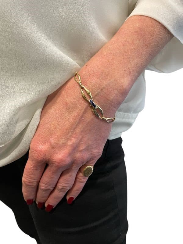BRACELET SAPHIRS ART-DÉCO — vue 2
