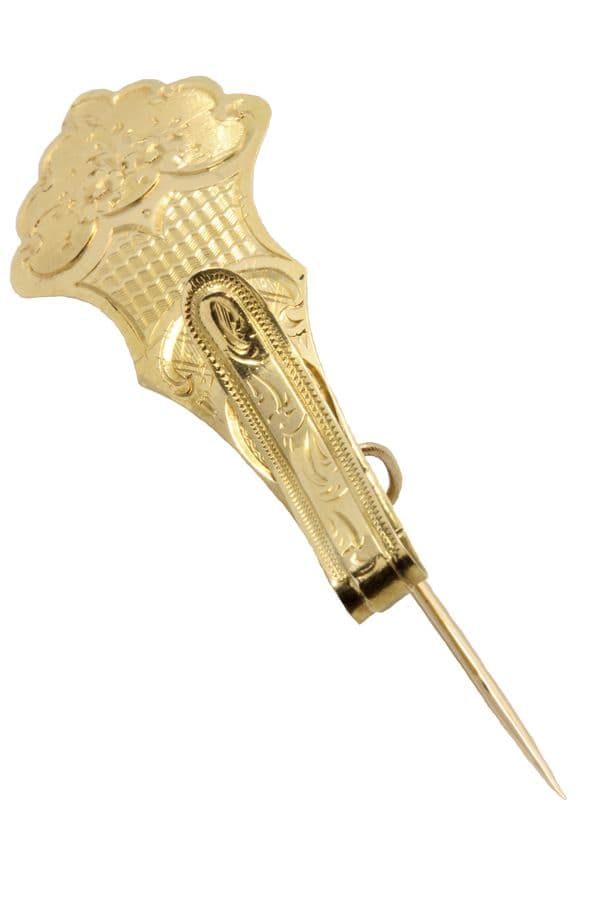 ÉPINGLE ANCIENNE PORTE-MONTRE — vue 1