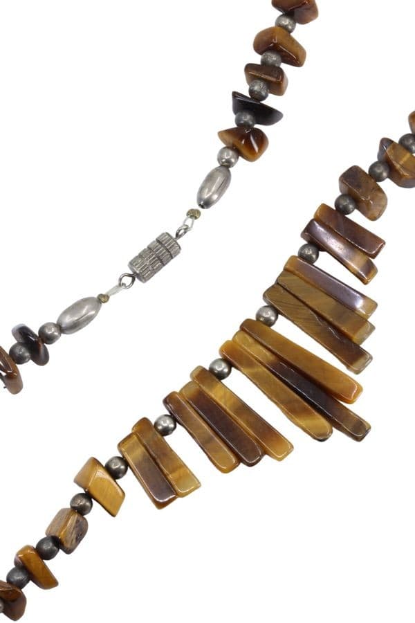 COLLIER ŒIL DE TIGRE — vue 3