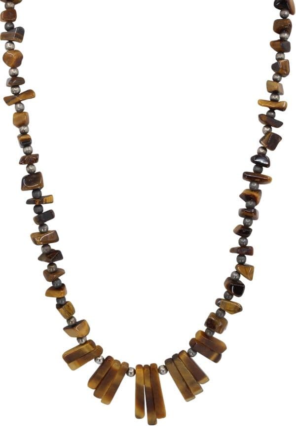 COLLIER ŒIL DE TIGRE — vue 1