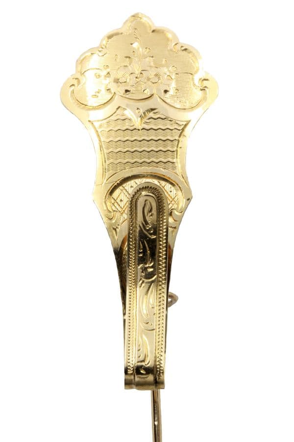 ÉPINGLE ANCIENNE PORTE-MONTRE — vue 2