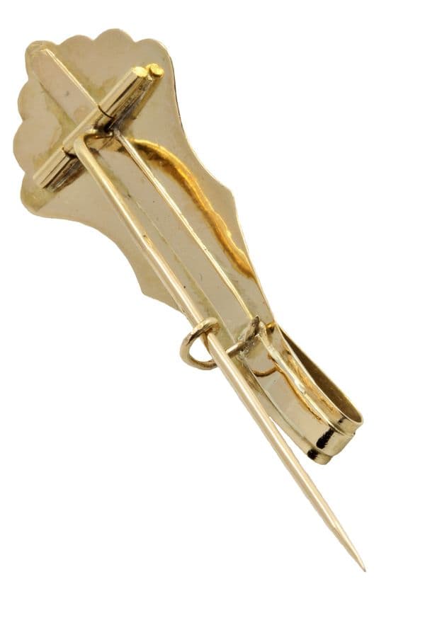 ÉPINGLE ANCIENNE PORTE-MONTRE — vue 3