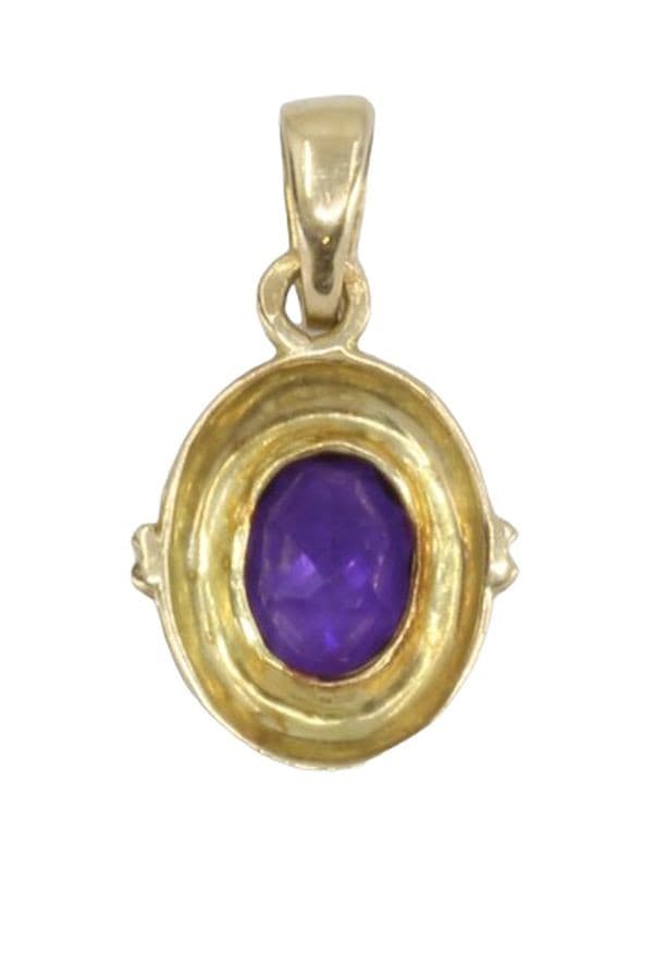 PENDENTIF MODERNE AMÉTHYSTE — vue 3