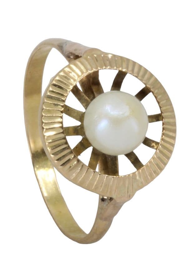 BAGUE PERLE ANNÉES 50' — vue 5