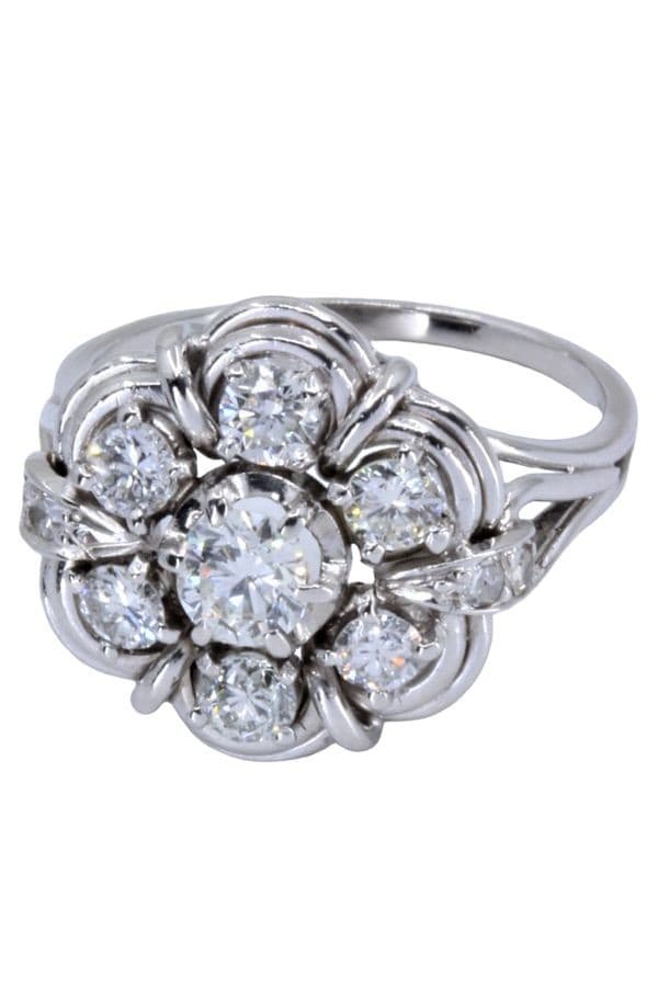 BAGUE FLEUR DIAMANTS — vue 5