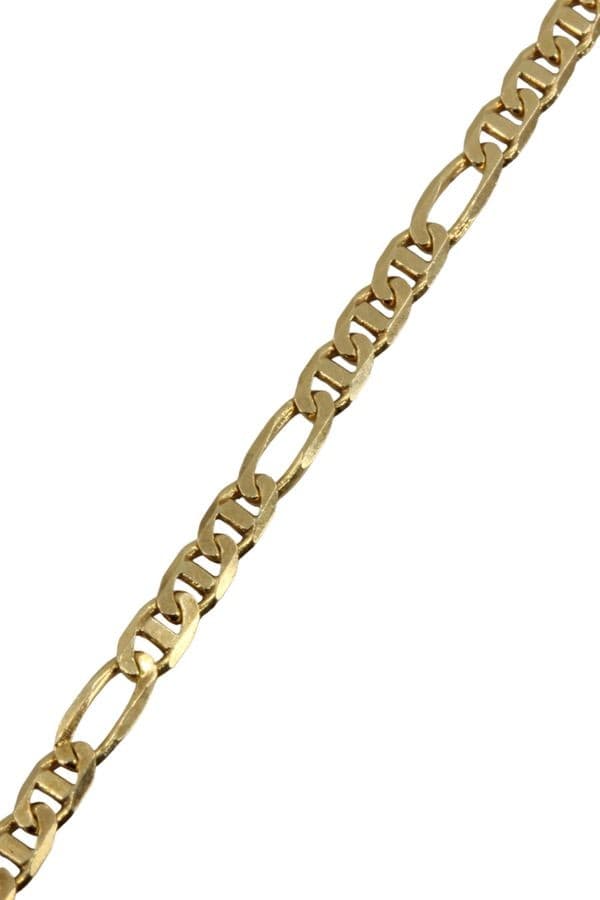 BRACELET MAILLE FIGARO ALTERNÉE — vue 3