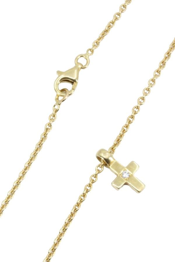 COLLIER CROIX DIAMANT — vue 4