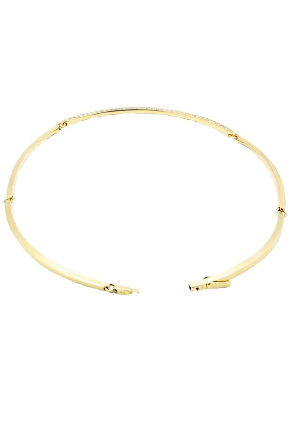 COLLIER SEMI-RIGIDE DIAMANTS — vue 2