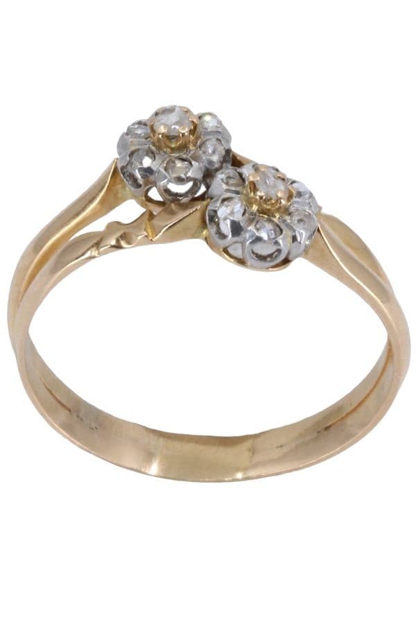 BAGUE DIAMANTS NAPOLÉON III — vue 1
