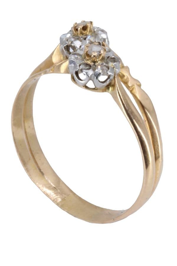 BAGUE DIAMANTS NAPOLÉON III — vue 4