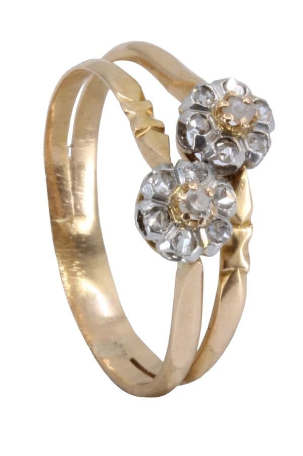 BAGUE DIAMANTS NAPOLÉON III — vue 5
