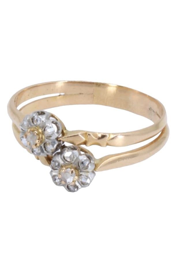 BAGUE DIAMANTS NAPOLÉON III — vue 6