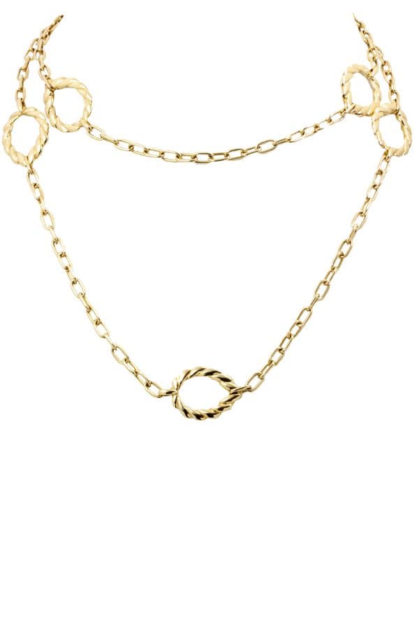 COLLIER LONG MODERNE — vue 1