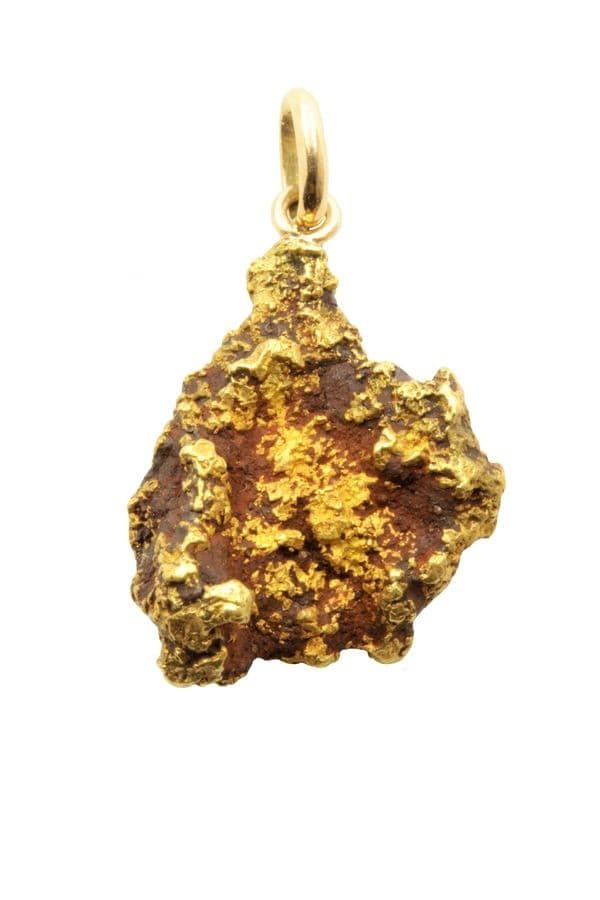 PENDENTIF PÉPITE NATURELLE — vue 1