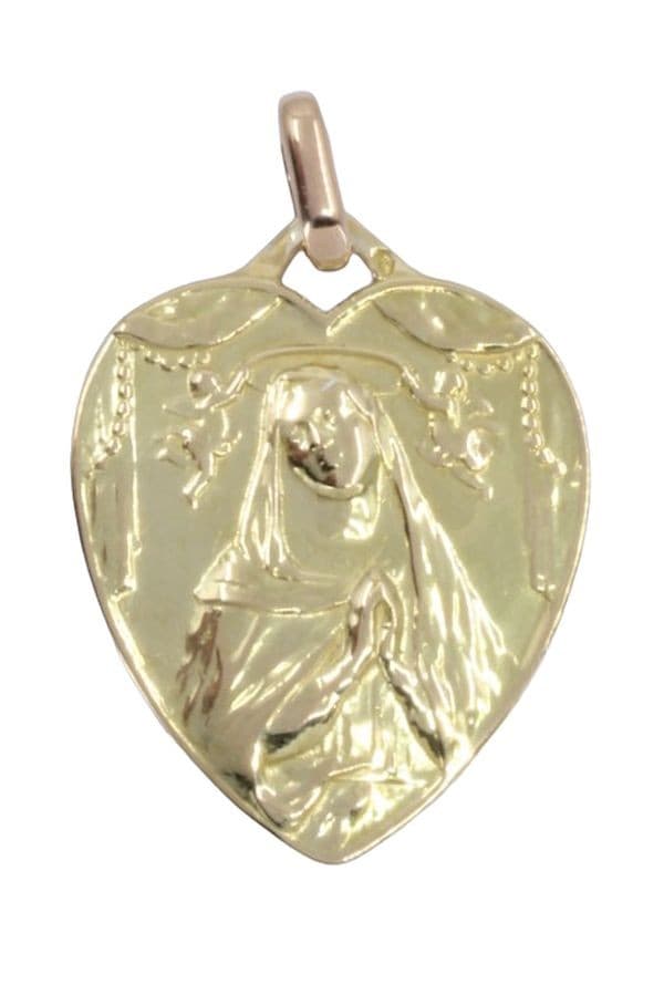 MÉDAILLE VIERGE ANCIENNE — vue 1