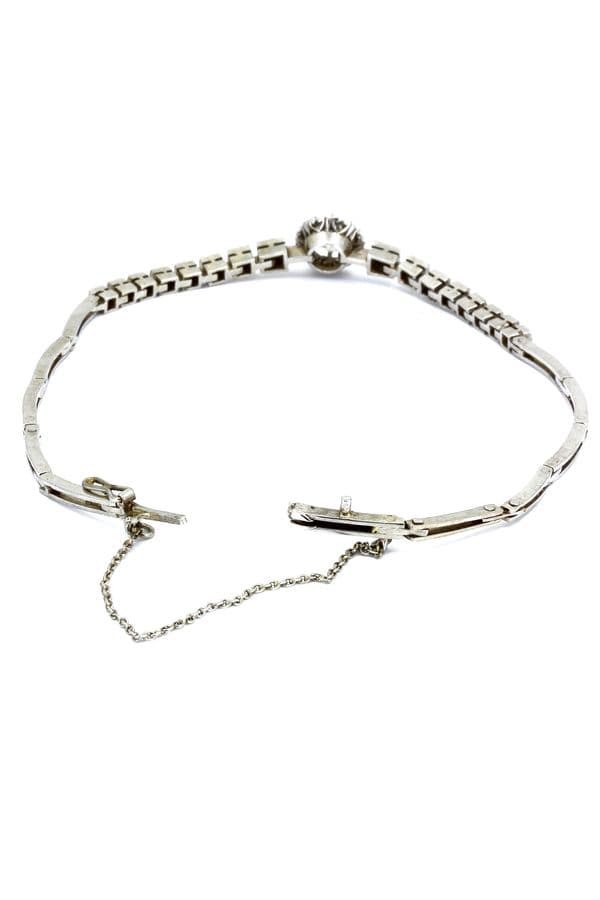 BRACELET ARTICULÉ ART DÉCO DIAMANTS — vue 3