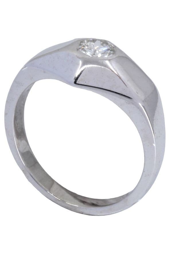 SOLITAIRE DIAMANT 0.44 CARAT — vue 3